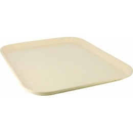 Plateau polyester moka moucheté 46 x 36 cm