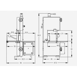 Scie à ruban ST200 N1- 230 V