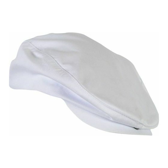 Casquette de boucher blanche polycoton - par 10 Casquette de boucher blanche polycoton - par 10