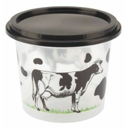 Pot à crème fraiche décor vache 50 cl - par 250