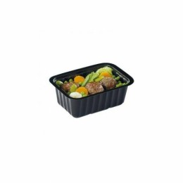 Barquette micro-ondes scellable noire 37,5 cl - par 100