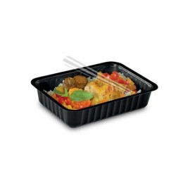 Barquette micro-ondes scellable noire 75 cl - par 100