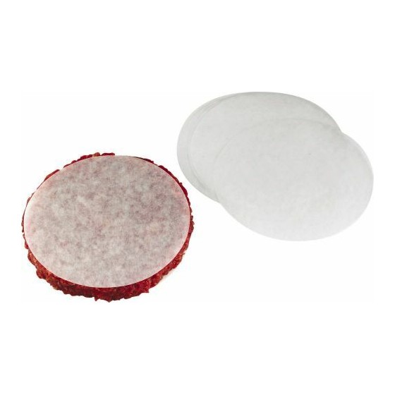 Rond à steak papier paraffiné 2 faces ø 10 cm - par 2000 Rond à steak papier paraffiné 2 faces ø 10 cm - par 2000