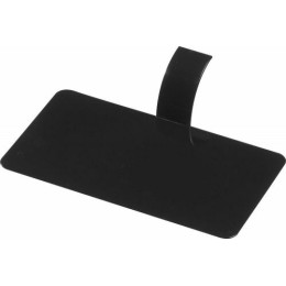 Support rect. ps noir 10x5,5cm /100