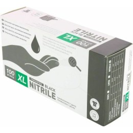 Gant nitrile noir XL - par 100