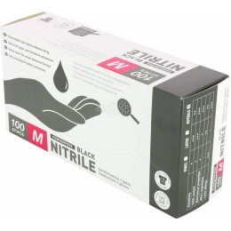 Gant nitrile noir M - par 100