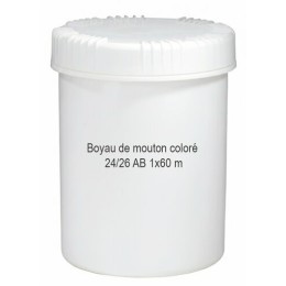 Boyau de mouton coloré ⌀ 24/26 AB - par 60 m