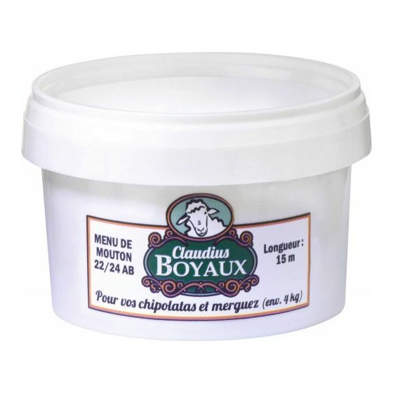 Sachet de boyaux de mouton 25 m