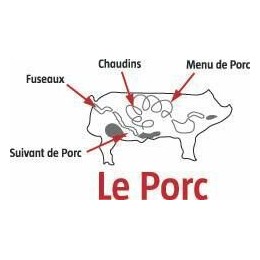 Boyaux de porc en sel sec 34/36 25 m - par 6