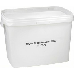 Boyaux de porc en sel sec ⌀ 34/36 - par 1750 m