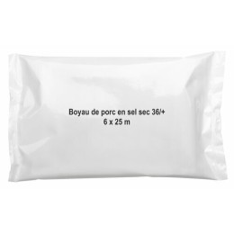 Boyau de porc en sel sec ⌀ 36/+ - par 150 m