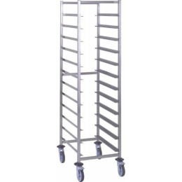 Échelle inox 12 niveaux 60 x 40 cm