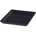 Bac mélamine Vestah noir GN 1/2 H. 3 cm