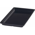 Bac mélamine Vestah noir GN 1/3 H. 3 cm