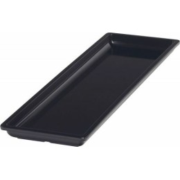 Bac mélamine Vestah noir GN 2/4 H. 3 cm