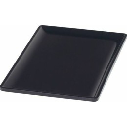 Plat mélamine noir Vestah GN 1/3 H. 1,2 cm