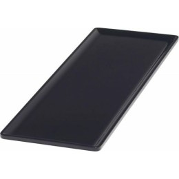 Plat mélamine noir Vestah GN 2/4 H. 1,2 cm