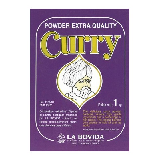 Épices Curry BOVIDA 1kg