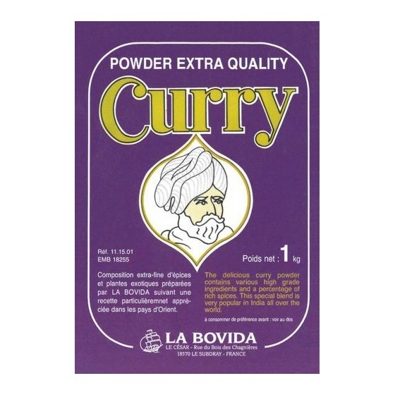 Épices curry BOVIDA - par 5 kg Épices curry BOVIDA - par 5 kg