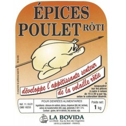 Épices poulet rôti avec marquants - sac de 1 kg