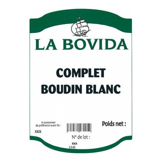 Complet Boudin Blanc 2 kg