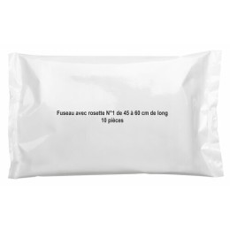 Fuseau avec rosette N°1 de 45 à 60 cm de long - par 10