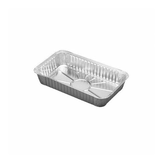 Barquette aluminium 2250 ml - par 50 Barquette aluminium 2250 ml - par 50
