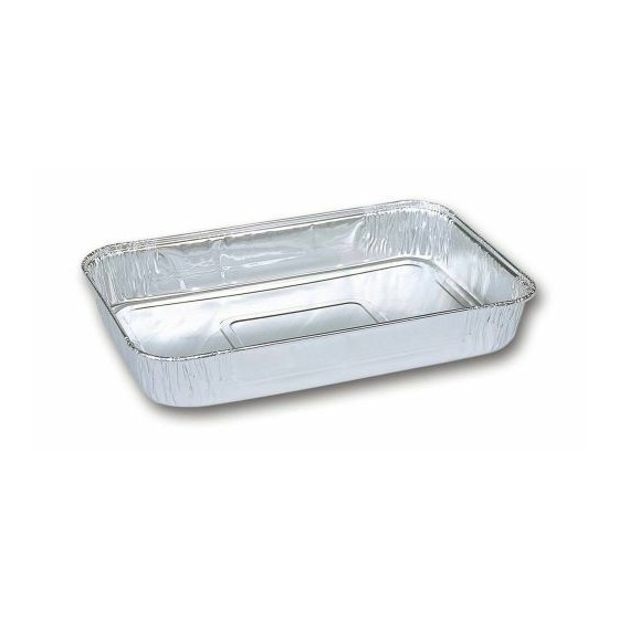 Barquette aluminium 610 ml - par 100 Barquette aluminium 610 ml - par 100