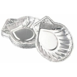 Coquille Saint Jacques en aluminium - paquet de 100