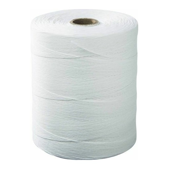 Ficelle lin blanche 4/2  roll 1kg