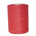 Ficelle lin rouge polie 3,5/2 - par  1 kg