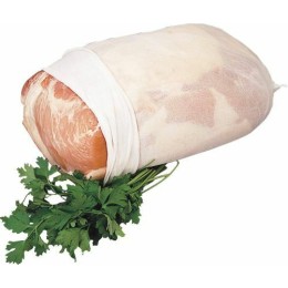 Sac mousse liseret rouge pour jambon - paquet de 25