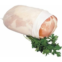 Sac mousse liseret gris pour jambon - paquet de 25