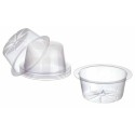 Moule timbale PET cristal 35 x 80 mm - par 100