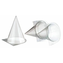 Moule cornet à jambon PET cristal 67 x 67 x 80 - par 250