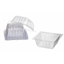 Moule aspic carré PET cristal 30 x 80 x 30 mm - par 250