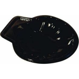 Coquille St Jacques polystyrène noir 12,5 x 12,5 x 2 mm - paquet de 100