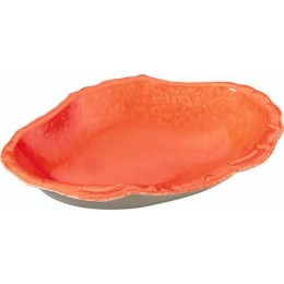 Carapace de crabe céramique émaillée orange - par 120