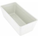 Terrine rectangulaire plastique blanc 50 cl - par 100