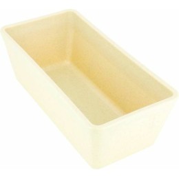 Terrine rectangulaire plastique beige 50 cl - par 100