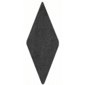 Azyme losange noir 24 x 14 mm - par 260