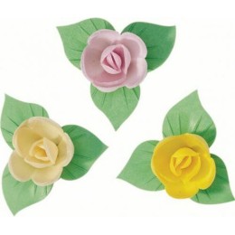 Azyme mini-rose corolle ø 40 mm - par 81