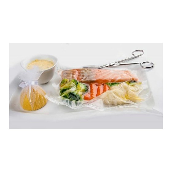 Sac pour cuisson sous vide rétractable Cryovac 42 µ 450 x 650 mm - par 100 Sac pour cuisson sous vide rétractable Cryovac 42 µ 450 x 650 mm - par 100