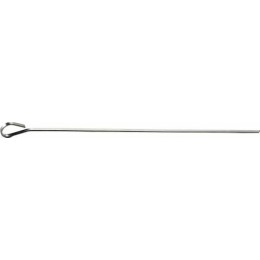 Baguette à brochette plate inox 20 cm - par 200
