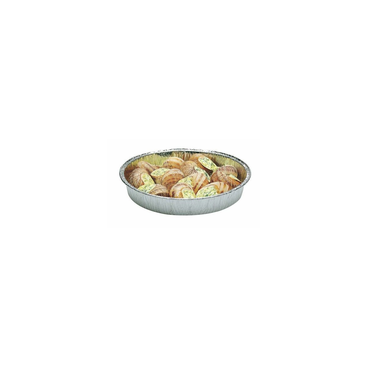 Assiette Escargot 20pcs Foil en Aluminium Jetable Plat Escargot Food Grade Round 12 PARTICON Assiette Escargot 20pcs Foil en Aluminium Jetable Plat Escargot Food Grade Round 12 PARTICON