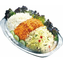 Plat traiteur ovale en aluminium 35x24cm /10