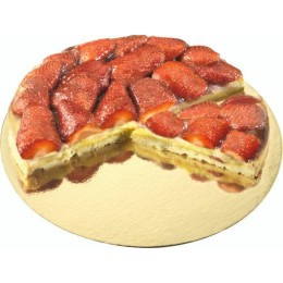 Rond pâtissier carton or extra-fort 22 cm - par 100