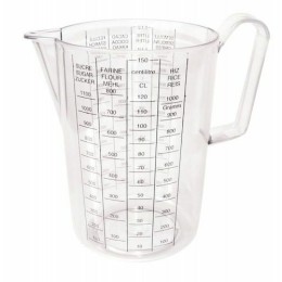 Pot gradue plastique 150cl