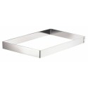 Cadre à mousse inox pour plaque GN 1/1 H. 4,5 cm