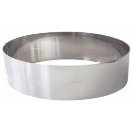 Cercle à vacherin inox ø 16 x 6 cm